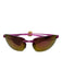 MJ Sport Purple Acetate Reflective Polarized Sunglasses Purple
