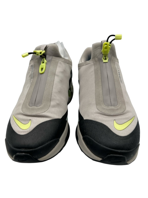 Nike Shoe Size 10.5 Gray & Blue Synthetic Solid Sneaker Zipper Detail Shoes Gray & Blue / 10.5