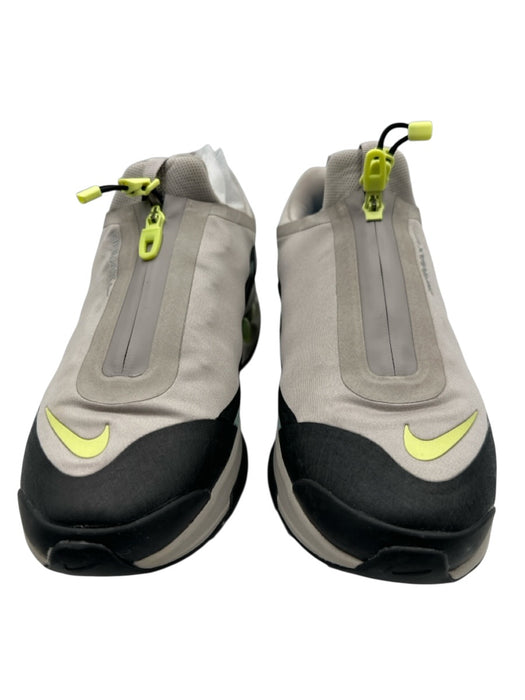 Nike Shoe Size 10.5 Gray & Blue Synthetic Solid Sneaker Zipper Detail Shoes Gray & Blue / 10.5