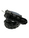 W. Kleinberg Black Alligator Leather Silver Tone Buckle Round Belts Black / EST 38