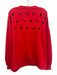Queen of Sparkles Size XXL/XL Red, Green & Black Cotton Blend V Neck Short Set Red, Green & Black / XXL/XL