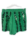 Queen of Sparkles Size XXL/XL Red, Green & Black Cotton Blend V Neck Short Set Red, Green & Black / XXL/XL