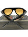 RayBan AS IS Black & Brown Aviator Men's Sunglasses Black & Brown