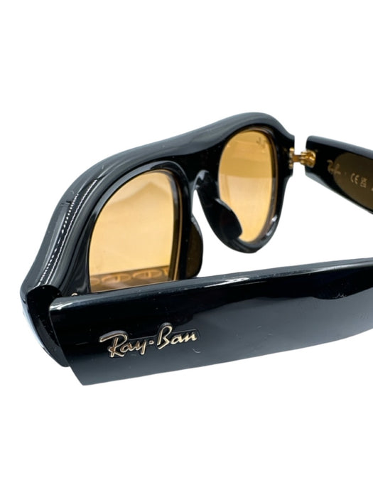 RayBan AS IS Black & Brown Aviator Men's Sunglasses Black & Brown