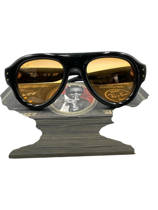RayBan AS IS Black & Brown Aviator Men's Sunglasses Black & Brown