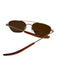 Saint Laurent Black Acetate Tinted Lens Oval Sunglasses Black