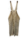 Carhartt AS IS Size Est L Beige Cotton Distressed Overalls Men's Jacket Beige / Est L