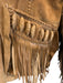 Scully Size 48 Tan Leather Solid Western Fringe Men's Jacket Tan / 48