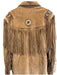 Scully Size 48 Tan Leather Solid Western Fringe Men's Jacket Tan / 48
