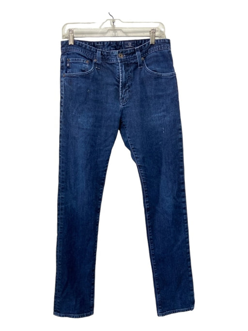 AG Size 31 Medium Light Wash Cotton Blend Solid Jean Men's Pants 31