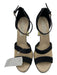 Stella McCartney Shoe Size 38 Black & Nude Mesh Suede Peep Toe Ankle Strap Pumps Black & Nude / 38