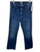 Mother Size 29 Dark Wash Cotton High Rise Heathered Cropped Flare Jeans Dark Wash / 29