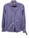 Ann Mashburn Size M Blue & Red Cotton Striped Button Long Sleeve Top Blue & Red / M