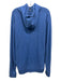 Peter Millar Size M Blue Cotton Blend Solid Hoodie Men's Jacket Blue / M