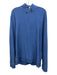 Peter Millar Size M Blue Cotton Blend Solid Hoodie Men's Jacket Blue / M