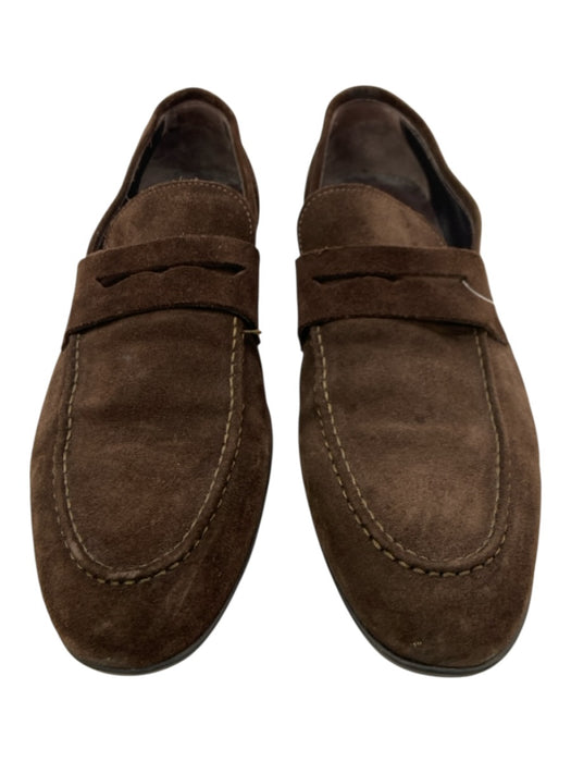 To Boot New York Shoe Size 10 AS IS Dark Brown Suede Solid Dress Men's Shoes Dark Brown / 10