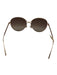 Jimmy Choo Brown & Gold Metal Circle Texture Metal Rims Sunglasses Brown & Gold