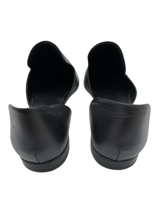 Vince Shoe Size 6 Black Leather D'Orsay Pointed Toe Flats Black / 6