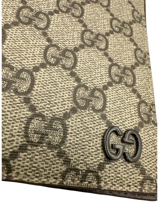 Gucci Brown Leather Guccissima Bifold Men's Wallet Brown