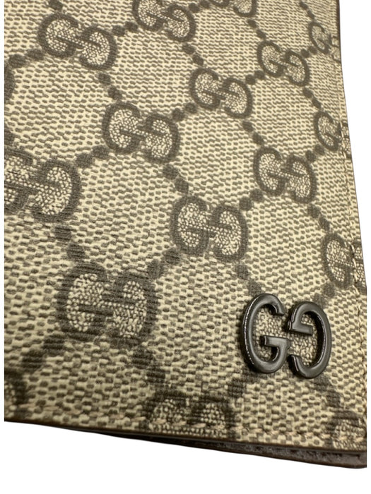 Gucci Brown Leather Guccissima Bifold Men's Wallet Brown