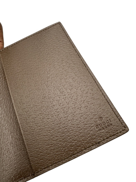Gucci Brown Leather Guccissima Bifold Men's Wallet Brown