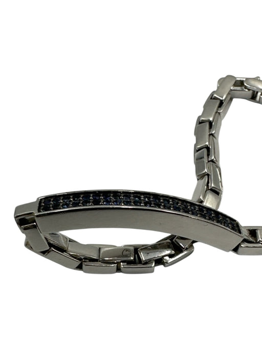 Effy Silver & Blue Silver Men's Bracelet Silver & Blue
