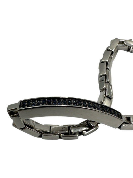 Effy Silver & Blue Silver Men's Bracelet Silver & Blue