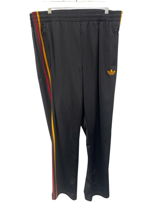 Adidas Size L Gray & Multi-Color Polyester Sweatpants Men's Pants Gray & Multi-Color / L