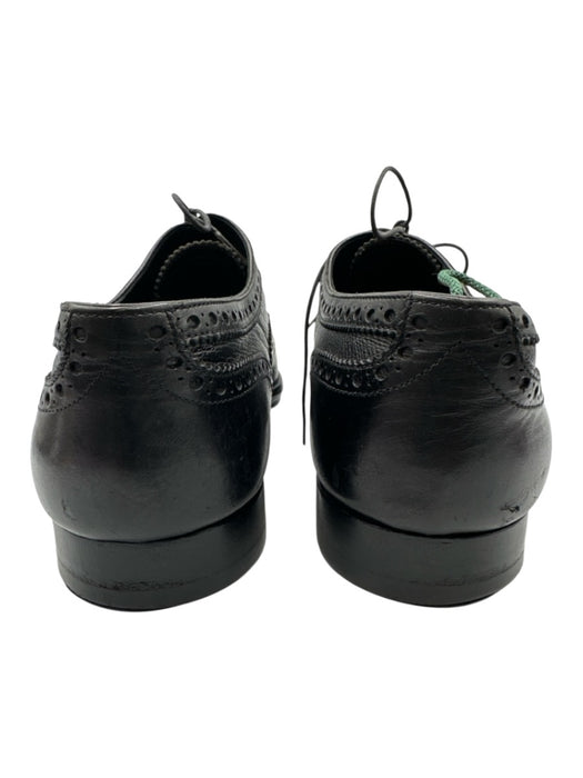 Louis Vuitton Shoe Size 9 AS IS Black Leather Solid Laces Men's Shoes Black / 9