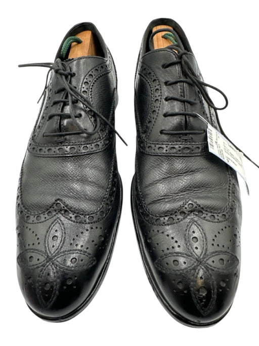 Louis Vuitton Shoe Size 9 AS IS Black Leather Solid Laces Men's Shoes Black / 9