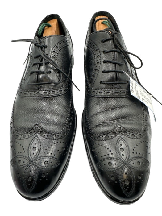 Louis Vuitton Shoe Size 9 AS IS Black Leather Solid Laces Men's Shoes Black / 9