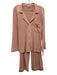 Eberjey Size Medium Rose Pink Modal Blend Long Sleeve Button Front Pant Set Rose Pink / Medium