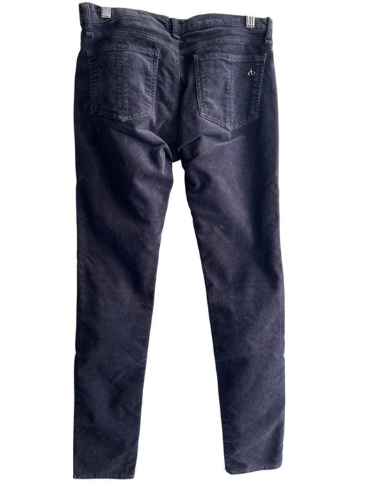 Rag & Bone Jean Size 28 Blue Gray Cotton Blend Corduroy 5 Pocket Mid Rise Jeans Blue Gray / 28