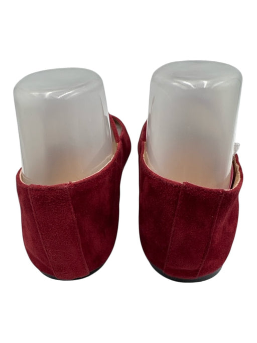 Madewell Shoe Size 8.5 Maroon Suede strap Slip On Flats Maroon / 8.5