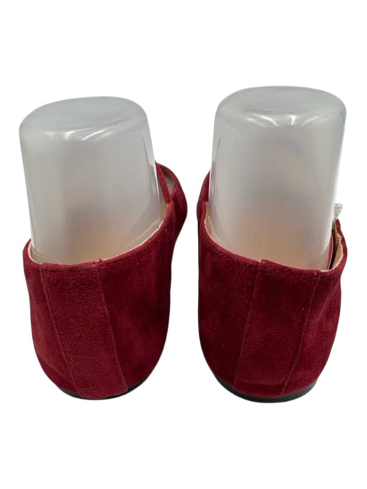 Madewell Shoe Size 8.5 Maroon Suede strap Slip On Flats Maroon / 8.5