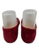 Madewell Shoe Size 8.5 Maroon Suede strap Slip On Flats Maroon / 8.5