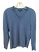 Uniqlo Size S Blue Cashmere V Neck Ribbed Sweater Blue / S