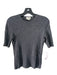 Brooks Size M Dark Gray Merino Wool Ribbed Sock Short Sleeve Top Dark Gray / M