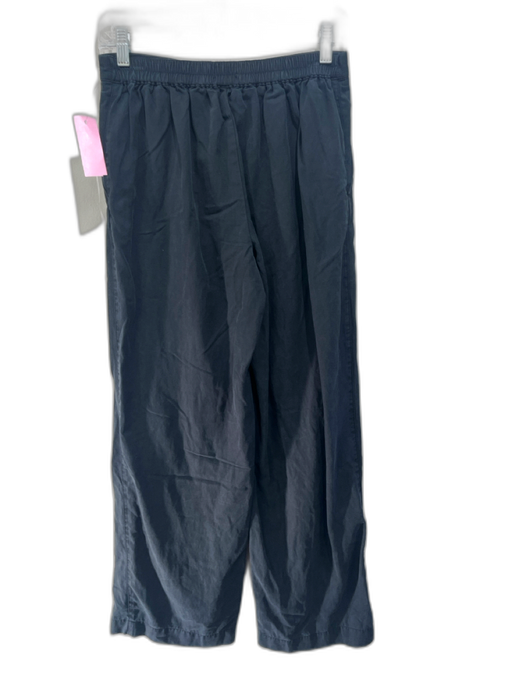 Madewell Size XS Black Lyocell blend Elastic Waist Mid Rise Wide Leg Pants Black / XS