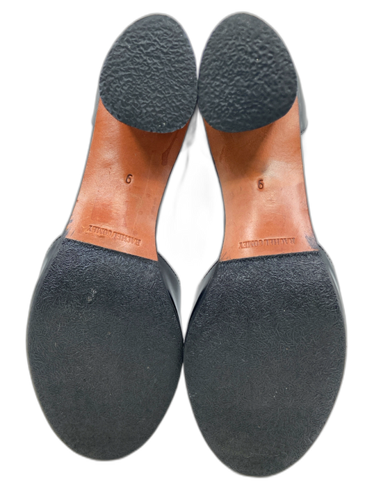 Rachel Comey Shoe Size 9 Black Leather Open Toe Ankle Strap Block heel Sandals Black / 9