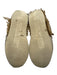 Esseutesse Shoe Size 38 Tan & Gold Leather Leather Laces Fringe Detail Sneakers Tan & Gold / 38