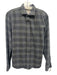 Billy Reid Size S Gray & Green Cotton Plaid Button Down Men's Long Sleeve Shirt Gray & Green / S
