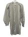 COS Size 2 Gray & White Cotton Stripe Long Sleeve Midi Button up Dress Gray & White / 2