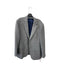 Sid Mashburn Like New Gray Wool Blend Herringbone 2 Button Men's Blazer 56R