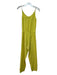 Zadig & Voltaire Size Est S Yellow Cotton Sleeveless Tassels Pockets Jumper Yellow / Est S