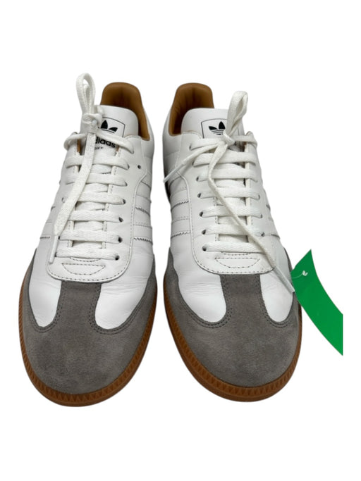 Adidas Shoe Size Est 9 AS IS White & Multi Leather Low Top Men's Shoes White & Multi / Est 9