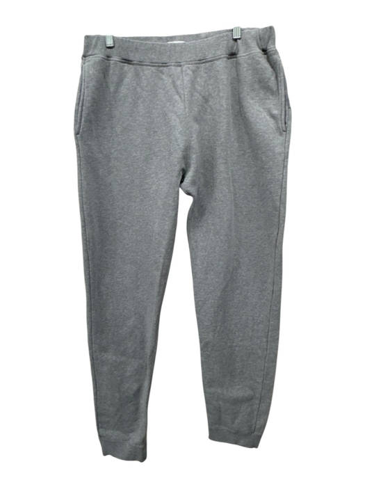 Sunspel Size L Gray Cotton Solid Jogger Men's Pants Gray / L