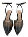 Gianvito Rossi Shoe Size 37.5 Black Patent Leather Pointed Toe Platform Pumps Black / 37.5