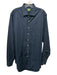Sid Mashburn Size L Navy Blue Cotton Solid Button Down Men's Long Sleeve Shirt Navy Blue / L