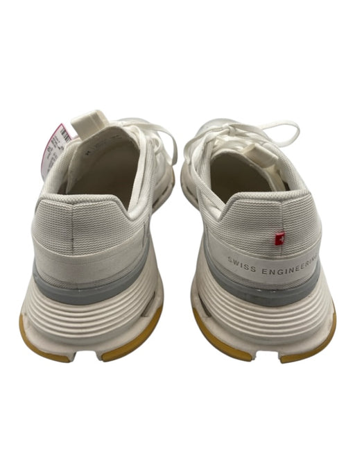 On Cloud Shoe Size 10 AS IS White Synthetic Low Top Lace Up Men's Sneakers White / 10